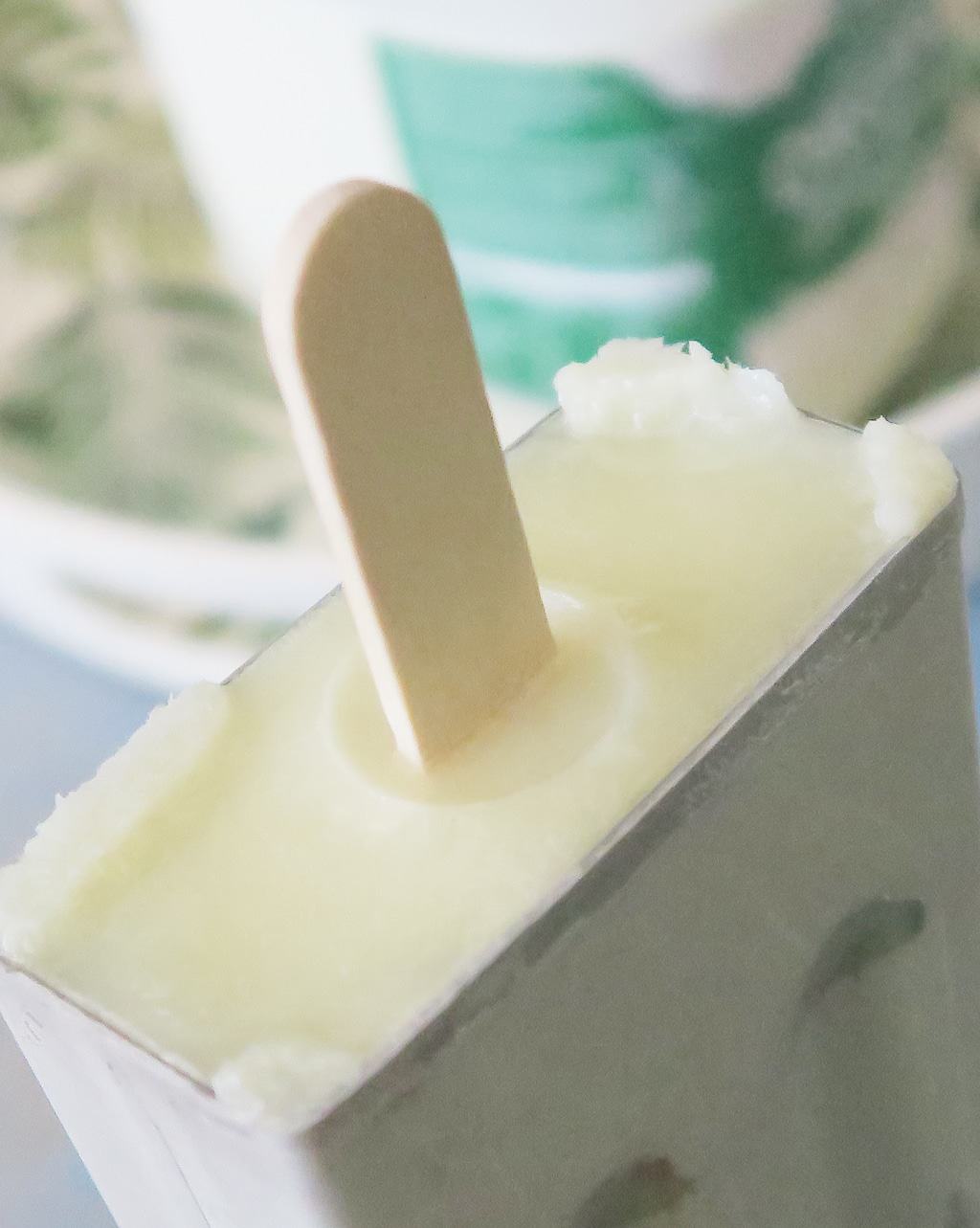 A recipe for Homemade Milk Ice Lollies by The Listed Home
